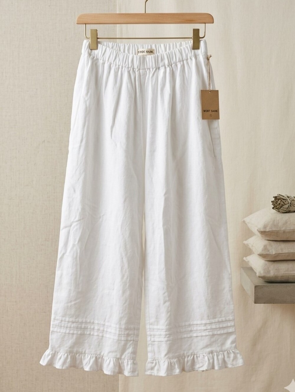 Rudy Jude Pillowcase Pants White XS